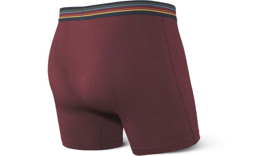 SAXX Ultra Boxer Briefs Fly - Mens, Dark Berry, Extra Large, SXBB30F-DKB-XL
