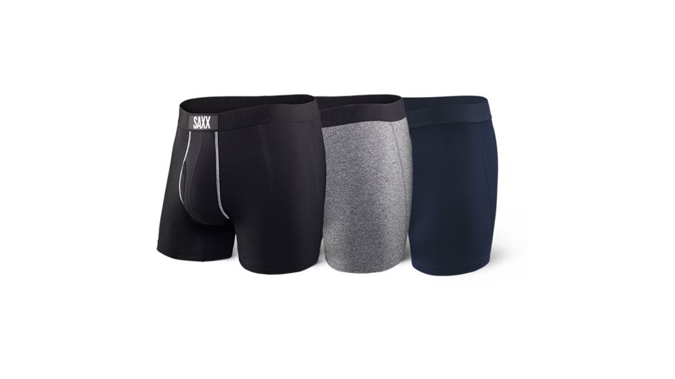 SAXX Ultra Boxer w/Fly 3-Pack - Mens, Classic Ultra, S, SXPP3U-BGN-S