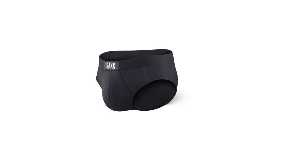 SAXX Ultra Brief w/Fly - Mens, Black, L, SXBR30F-BLA-L