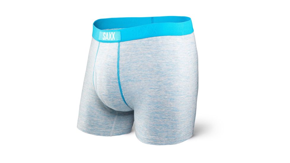 Saxx Ultra Tri-Blend Boxer Fly - Men's -Blue Heather-Large