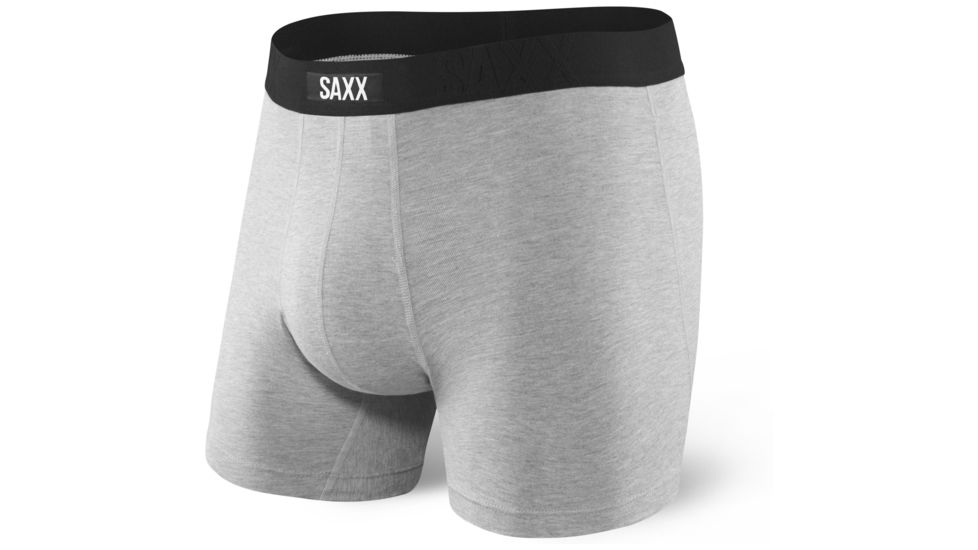 SAXX Undercover Boxer Brief - Mens, Gray Heather, M, SXBB19-GHT-M
