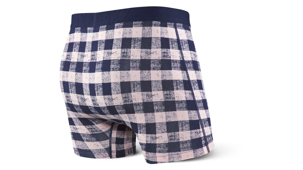 SAXX Undercover Boxer Brief - Mens, Pink Gingham, Medium, SXBB19-PGS-M