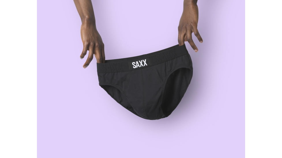 SAXX Undercover Brief Fly - Mens, Black, Small, SXBR19F-BLK-S