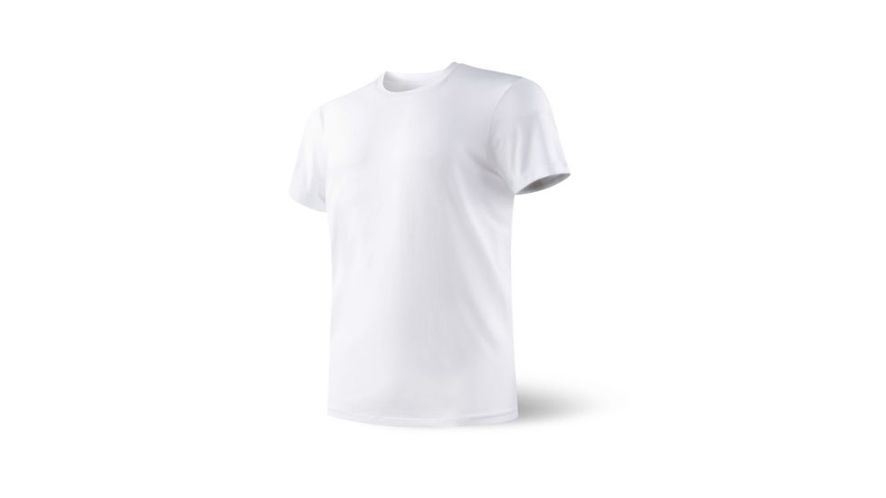 SAXX Undercover Short Sleeve Crew Shirt - Mens, White, S, SXTC19-WHT-S