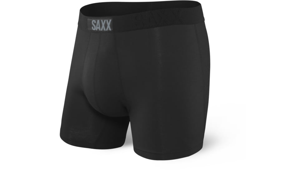 SAXX Vibe Boxer, 2-Pack - Mens, Black/Red, Large, SXPP2V-BRD-L