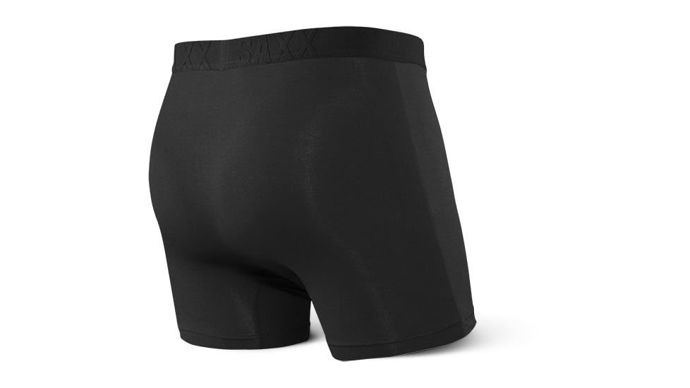 SAXX Vibe Boxer, 2-Pack - Mens, Black/Red, Large, SXPP2V-BRD-L