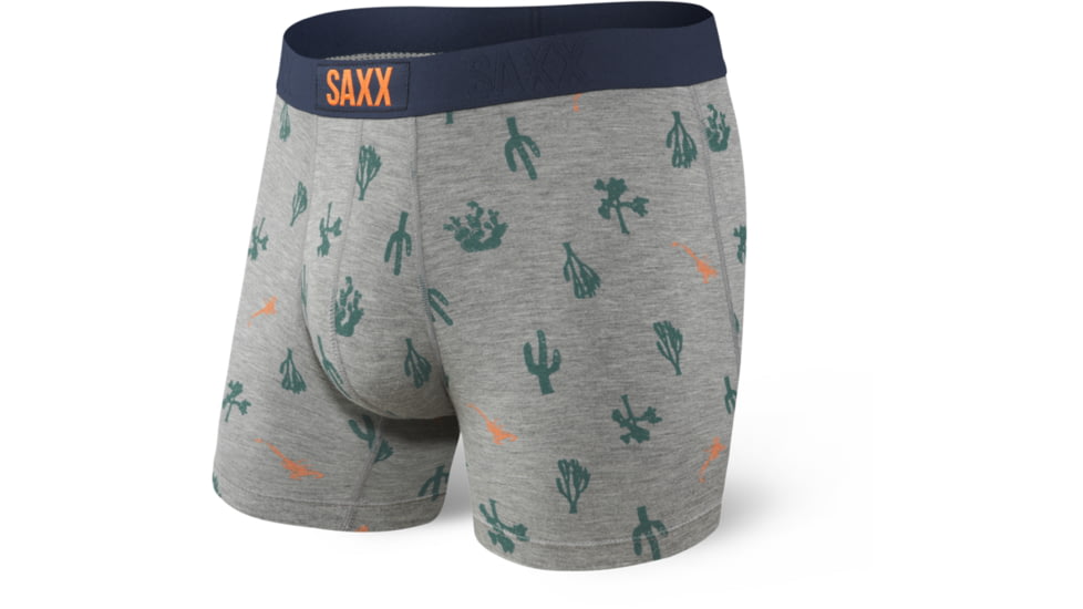 SAXX Vibe Boxer, 2-Pack - Mens, Cactus/Navy, Large, SXPP2V-CNV-L