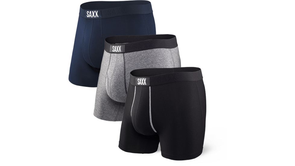 SAXX Vibe Boxer, 3-Pack - Mens, Classic Vibe 3, L, SXPP3V-NBS-L