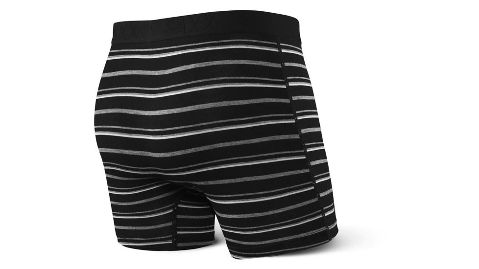 SAXX Vibe Boxer Brief - Men's, Black Coast Stripe, Small, SXBM35-BCO-S