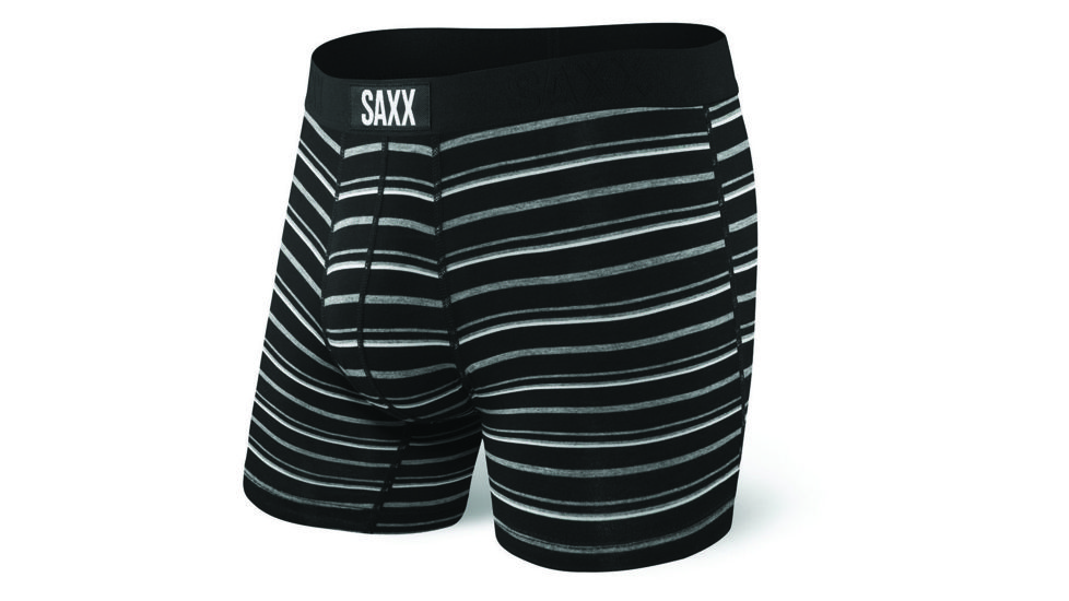 SAXX Vibe Boxer Brief - Men's, Black Coast Stripe, Small, SXBM35-BCO-S