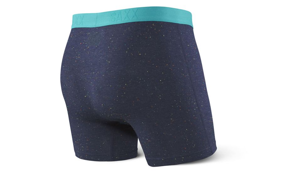 SAXX Vibe Boxer Brief - Mens, Navy Confetti, Large, SXBM35-NCF-L