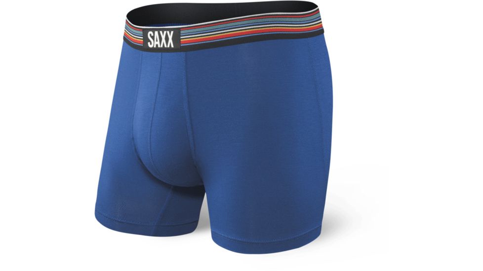 SAXX Vibe Boxer Briefs - Mens, City Blue, Small, SXBM35-CIT-S