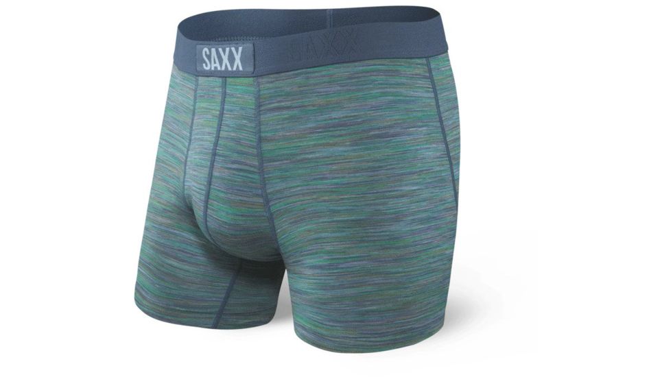 SAXX Vibe Boxer Briefs - Mens, Dk Denim Space Dye, Small, SXBM35-DSD-S