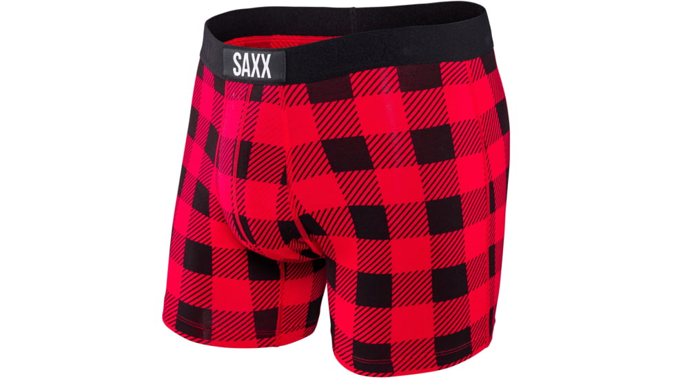 Vibe Boxer Modern Fit - Mens-Buffalo Plaid-Large