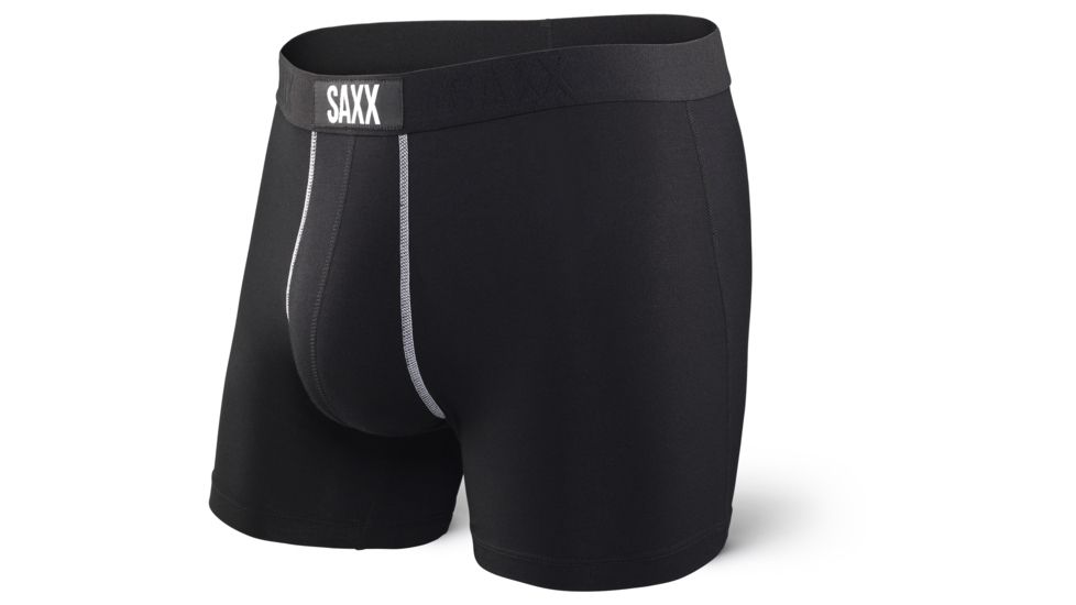 SAXX Vibe Modern Fit Boxer Brief - Mens, Black, XL, SXBM35-BBK-XL