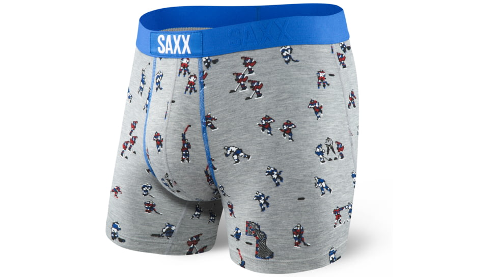 SAXX Vibe Modern Fit Boxer Brief - Mens, Blades, S, SXBM35-BLA-S