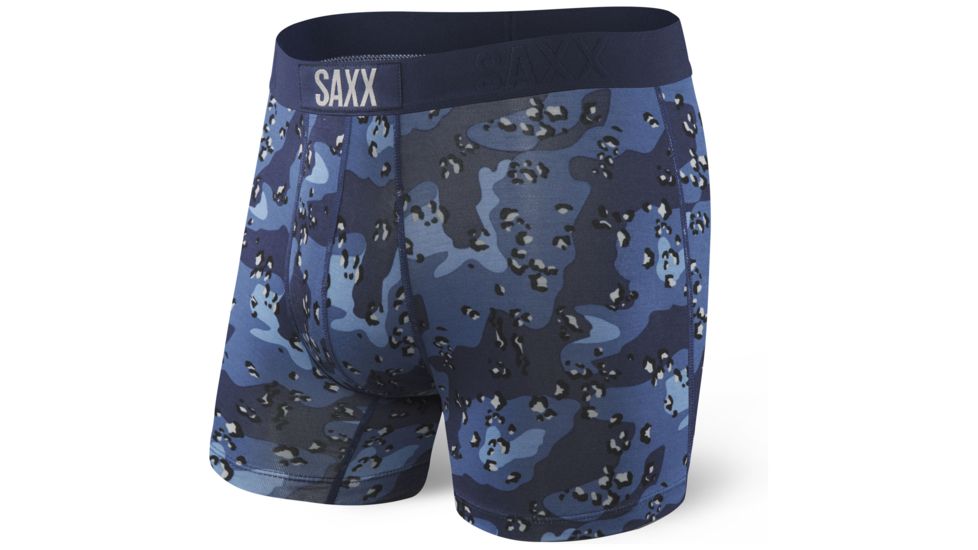 SAXX Vibe Modern Fit Boxer Brief - Mens, Blue Nighthawk, S, SXBM35-BNH-S