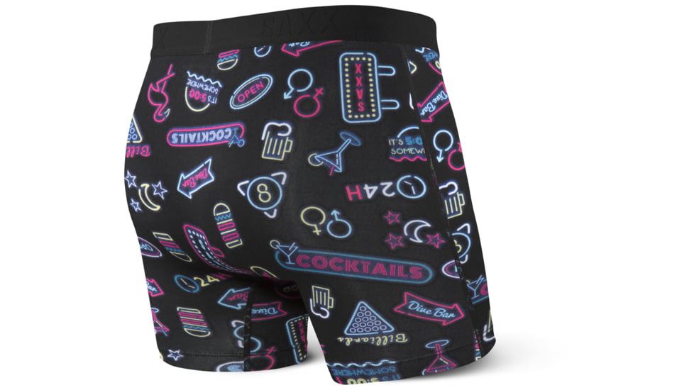 SAXX Vibe Modern Fit Boxer Brief - Mens, Happy Hour, S, SXBM35-HHR-S