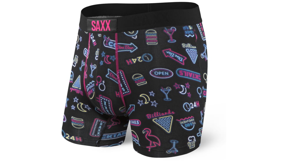 SAXX Vibe Modern Fit Boxer Brief - Mens, Happy Hour, S, SXBM35-HHR-S