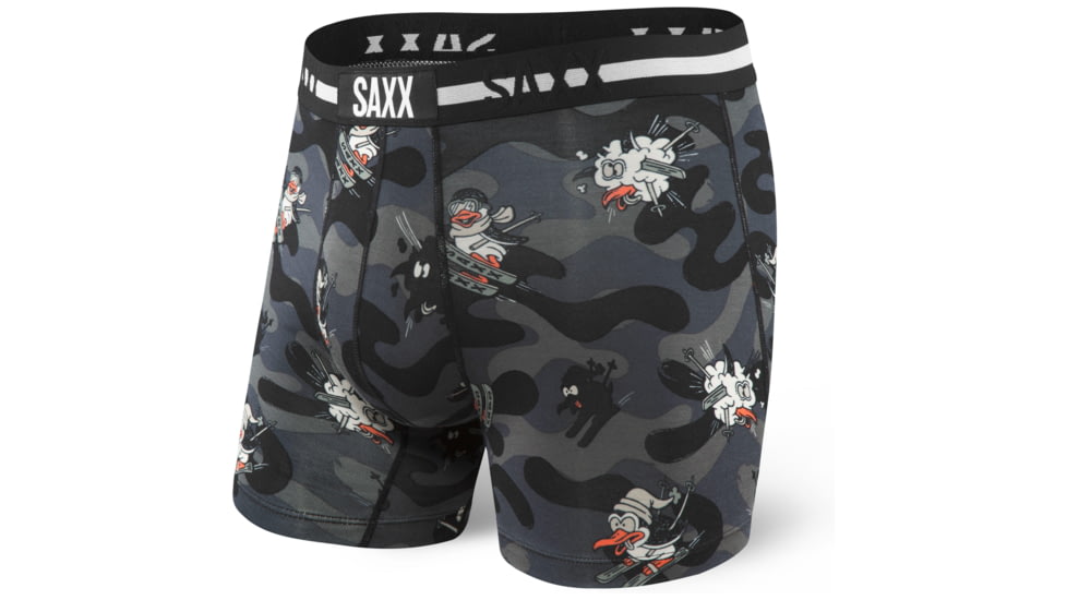 SAXX Vibe Modern Fit Boxer Brief - Mens, Hot Doggin, S, SXBM35-HDG-S