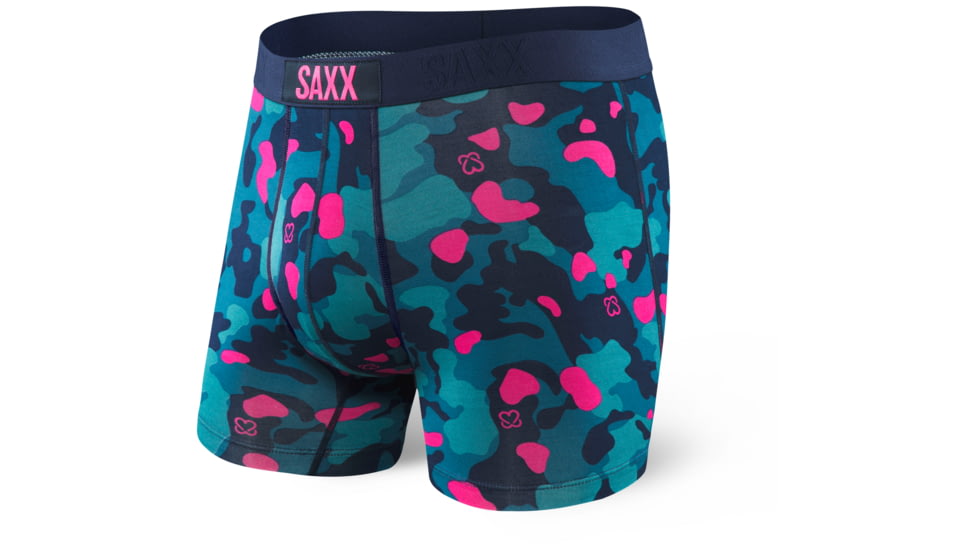 SAXX Vibe Modern Fit Boxer Brief - Mens, Keep A Breast, S, SXBM35-KEB-S