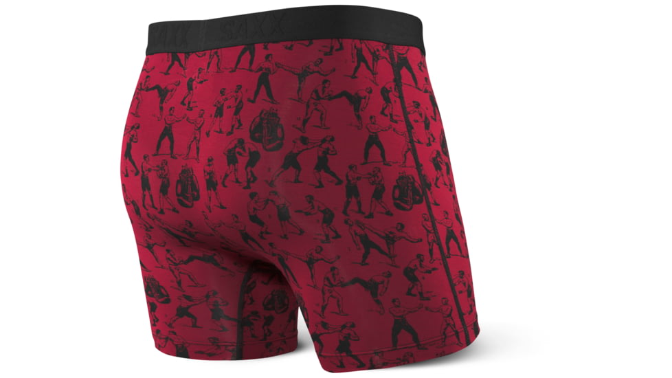 SAXX Vibe Modern Fit Boxer Brief - Mens, Knockout Red, S, SXBM35-KOR-S