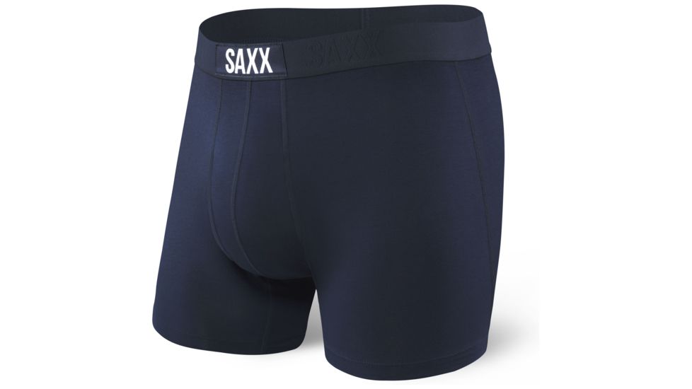 SAXX Vibe Modern Fit Boxer Brief - Mens, Navy, S, SXBM35-NVY-S