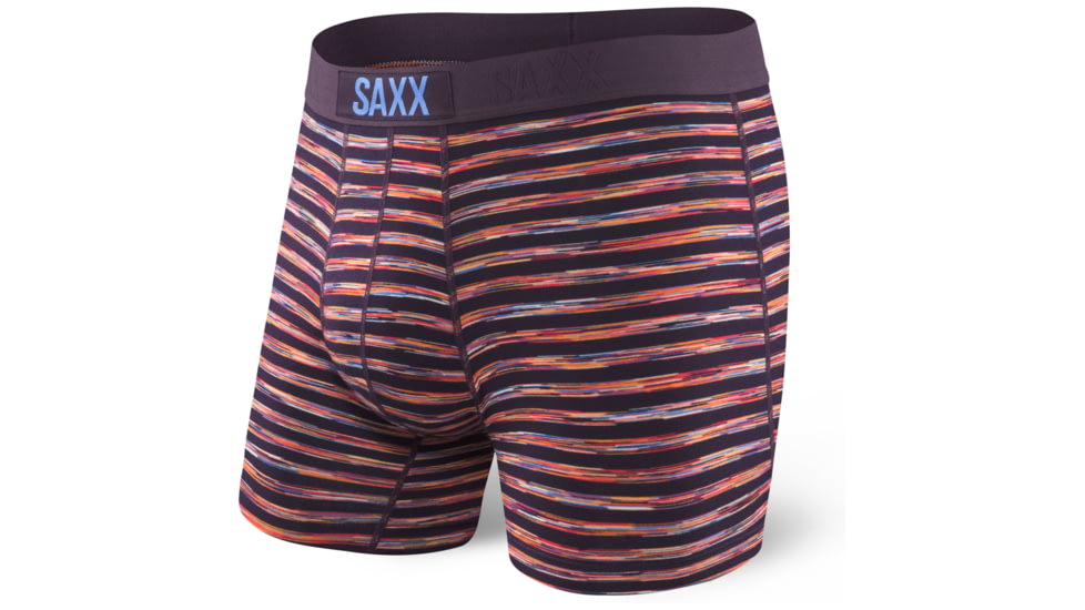 SAXX Vibe Modern Fit Boxer Brief - Mens, Night Space Hiker Stripe, XL, SXBM35-NSH-XL