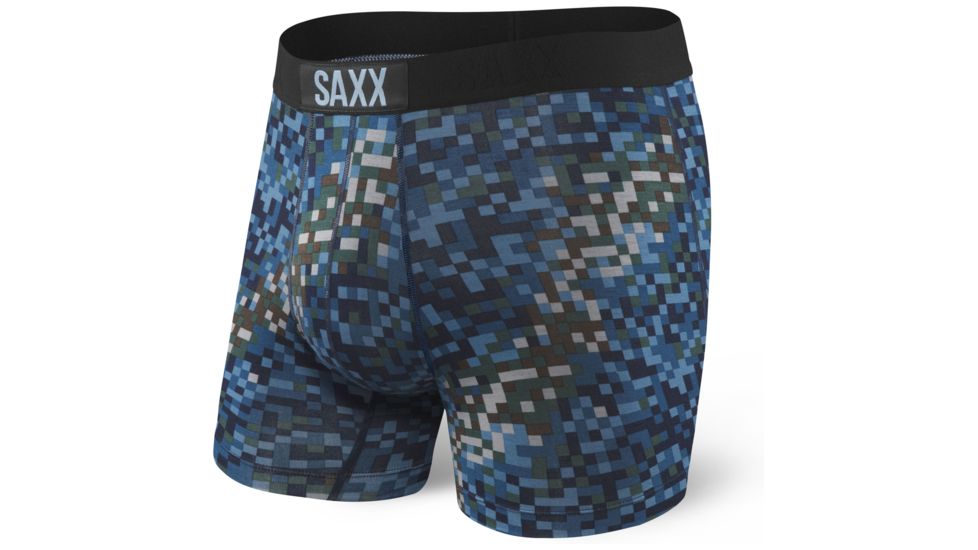 SAXX Vibe Modern Fit Boxer Brief - Mens, Ocean Camo, S, SXBM35-OCA-S