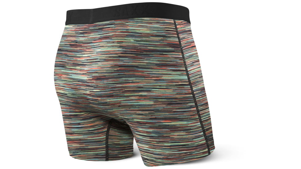 SAXX Vibe Modern Fit Boxer Brief - Mens, Rainbow Space Dye, S, SXBM35-RSD-S