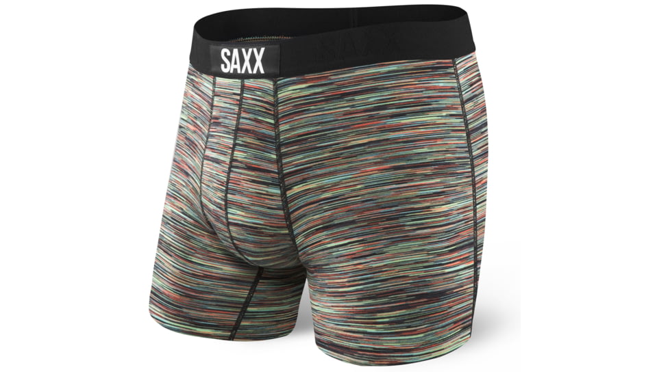 SAXX Vibe Modern Fit Boxer Brief - Mens, Rainbow Space Dye, S, SXBM35-RSD-S