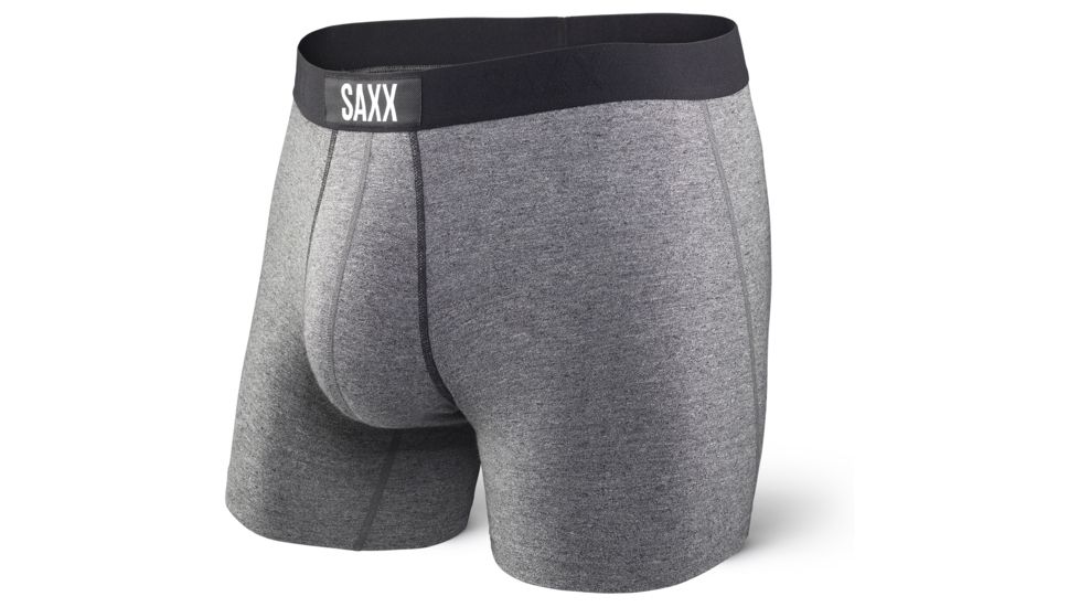 SAXX Vibe Modern Fit Boxer Brief - Mens, Salt &amp; Pepper, XL, SXBM35-SAP-XL