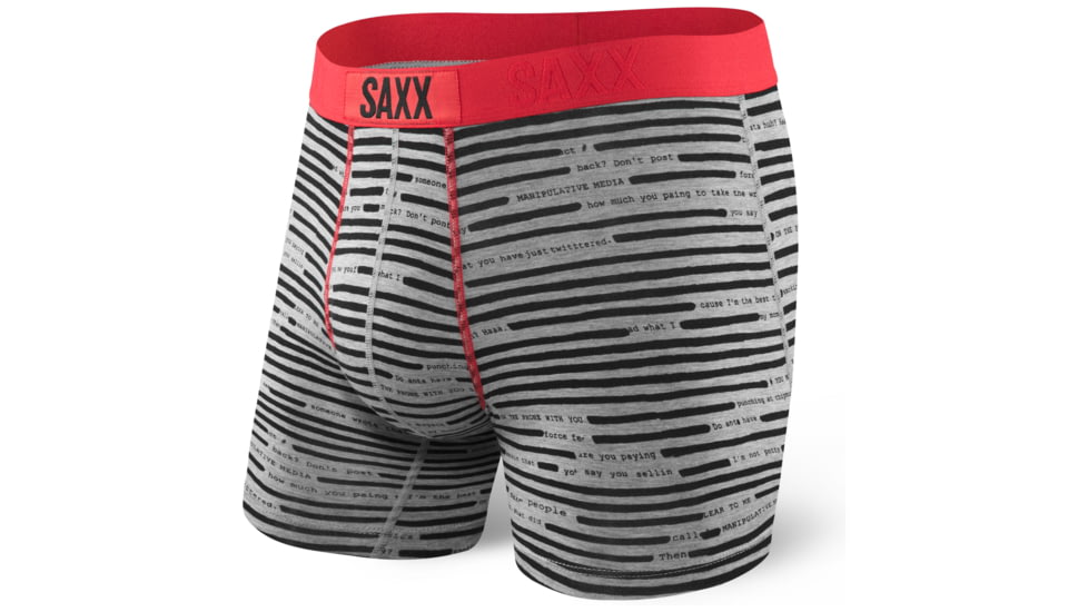 SAXX Vibe Modern Fit Boxer Brief - Mens, Tweet Storm, S, SXBM35-TWE-S