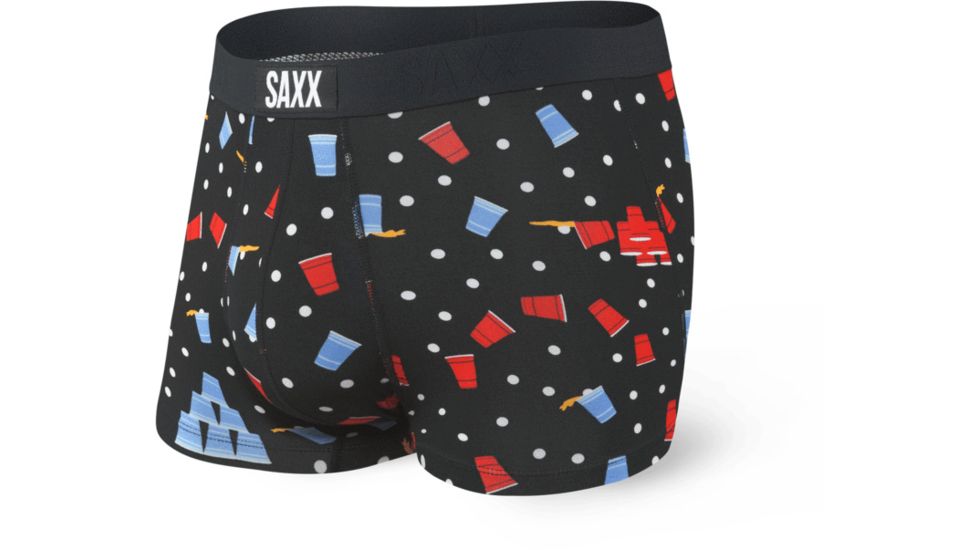 SAXX Vibe Modern Fit Trunk - Mens, Black Beer Champs, Medium, SXTM35-BBC-M