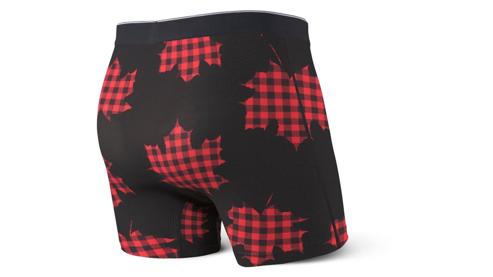 SAXX Volt Boxer Brief - Mens, Canadian Lumberjack, Extra Large, SXBB29-CLB-XL