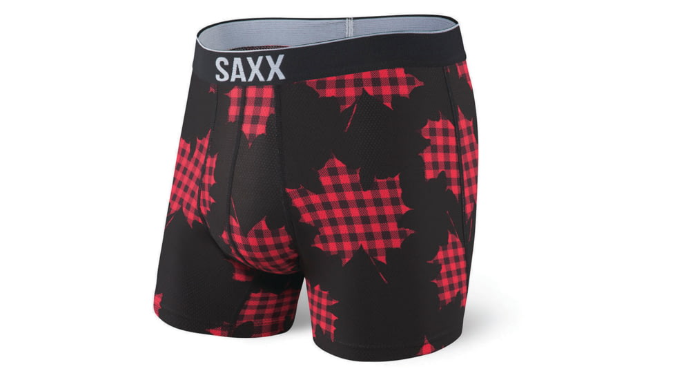 SAXX Volt Boxer Brief - Mens, Canadian Lumberjack, Extra Large, SXBB29-CLB-XL