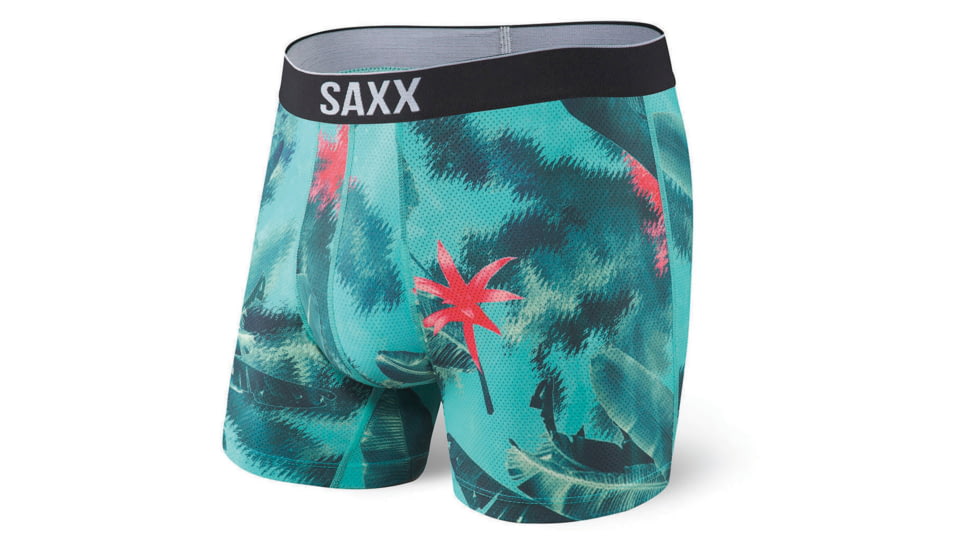 SAXX Volt Boxer Brief - Mens, Deep Jungle, Large, SXBB29-JUN-L