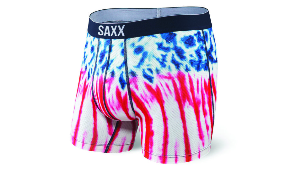 SAXX Volt Boxer Brief - Mens, Firecracker, Large, SXBB29-FIR-L