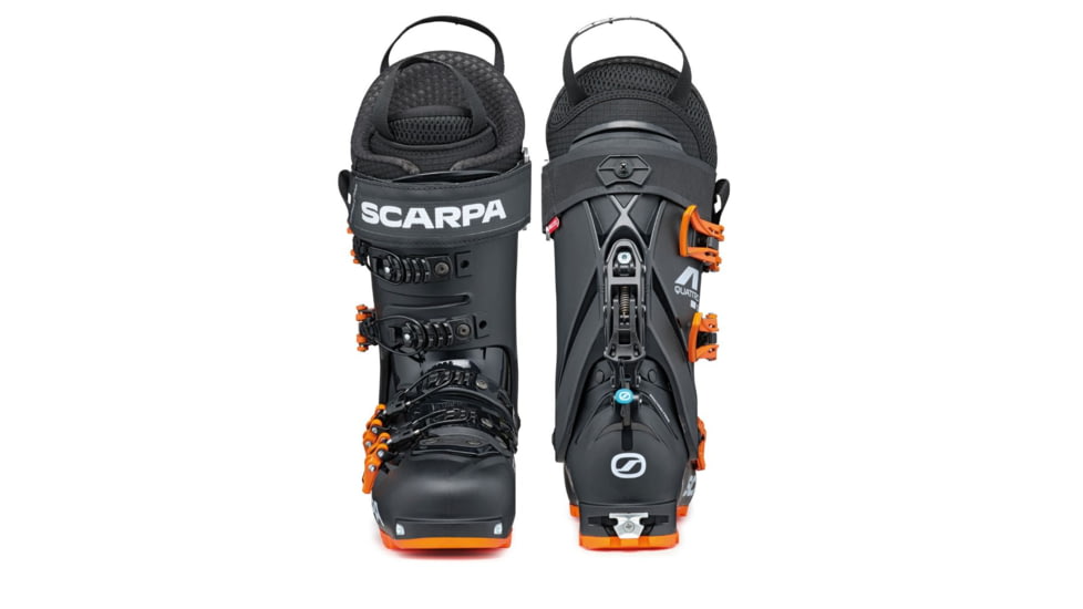 Scarpa 4-Quattro SL Boots - Mens, Black/Orange, 26.5, 12013/501-BlkOrg-26.5