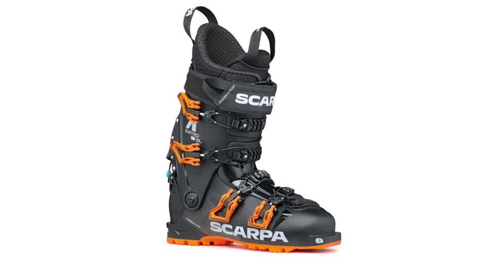 Scarpa 4-Quattro SL Boots - Mens, Black/Orange, 26.5, 12013/501-BlkOrg-26.5