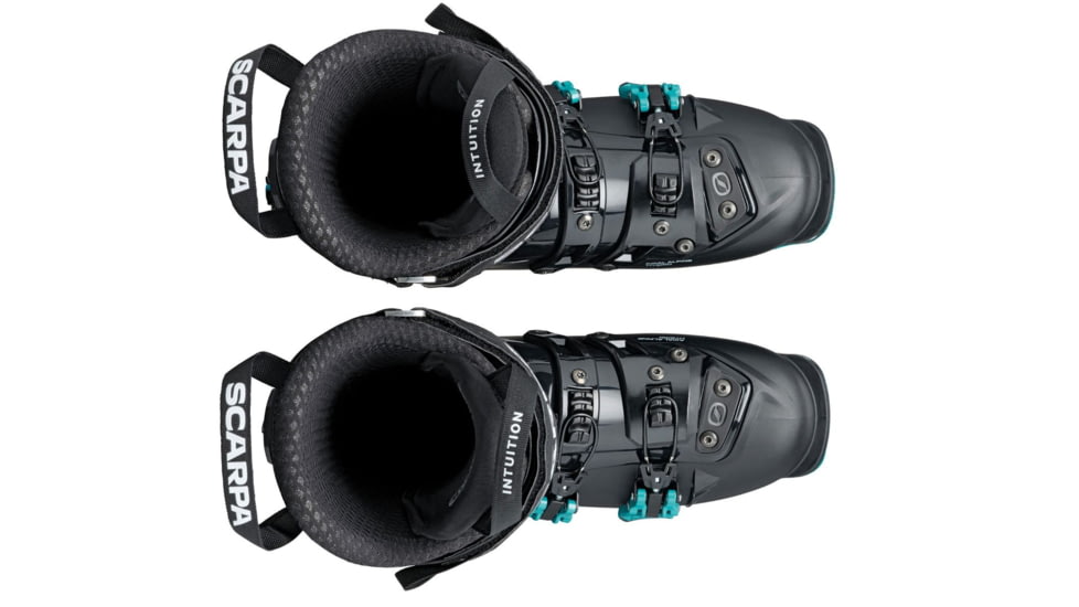 Scarpa 4-Quattro SL Boots - Womens, Black/Lagoon, 23.5, 12013/502-BlkLag-23.5