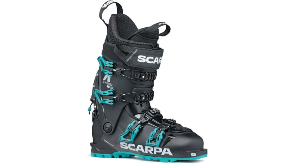 Scarpa 4-Quattro Sl - Womens, Black/Lagoon, 22, 12013/502-BlkLag-22.0