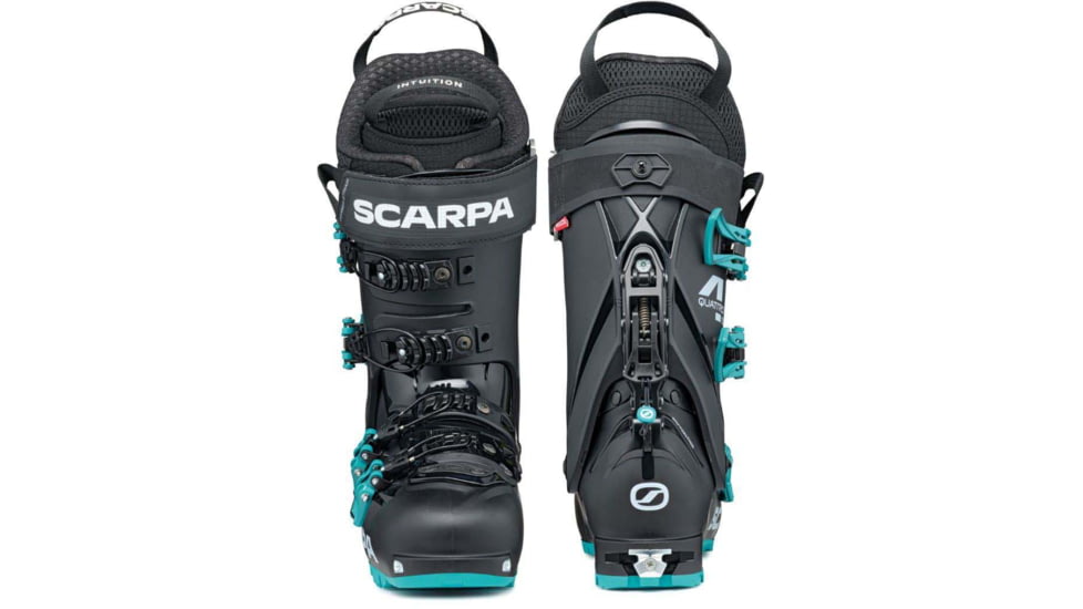 Scarpa 4-Quattro Sl - Womens, Black/Lagoon, 22, 12013/502-BlkLag-22.0
