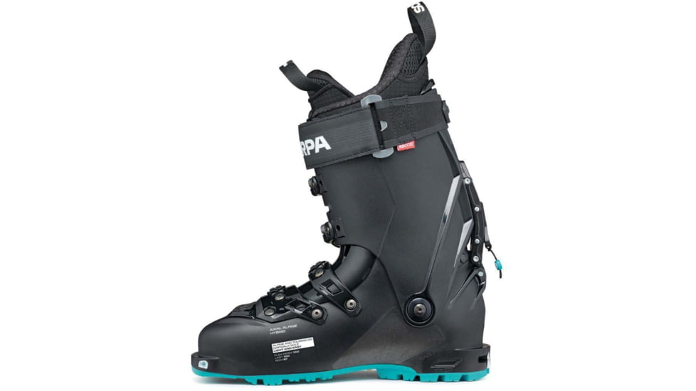 Scarpa 4-Quattro Sl - Womens, Black/Lagoon, 22, 12013/502-BlkLag-22.0