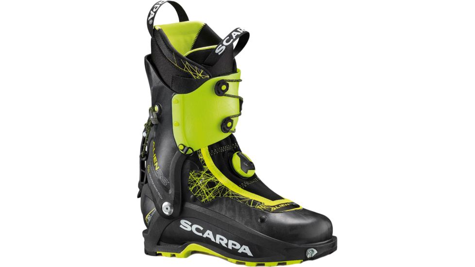 Scarpa Alien RS Alpine Touring Boot, Carbon Black, 24, 12168/500.1-Cblk-24.0