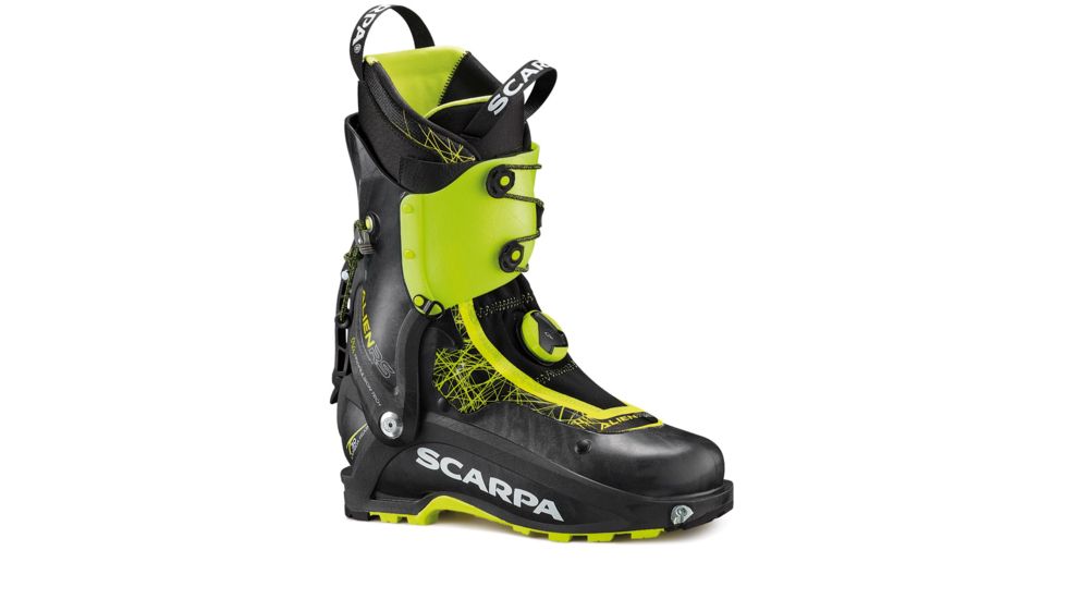 Scarpa Alien RS Alpine Touring Boot, Carbon Black, 26, 12168/500.1-Cblk-26.0