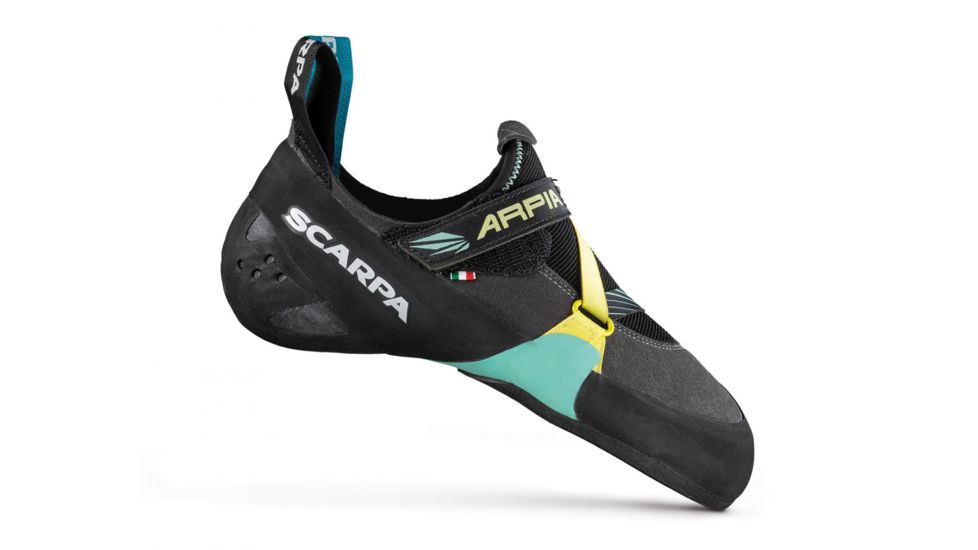Scarpa Arpia Climbing Shoes - Women's, Black/Aqua, 38, 70058/002-BlkAqua-38