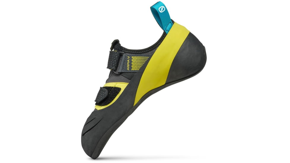 Scarpa Arpia V Climbing Shoes, Shark/Yellow, 44, 70084/000-SrkYel-44