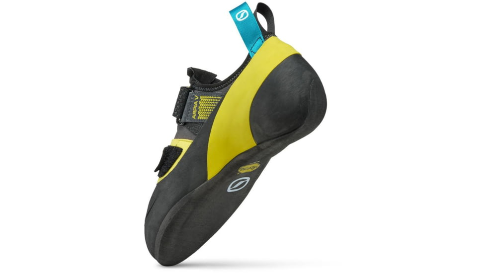 Scarpa Arpia V Climbing Shoes, Shark/Yellow, 44, 70084/000-SrkYel-44