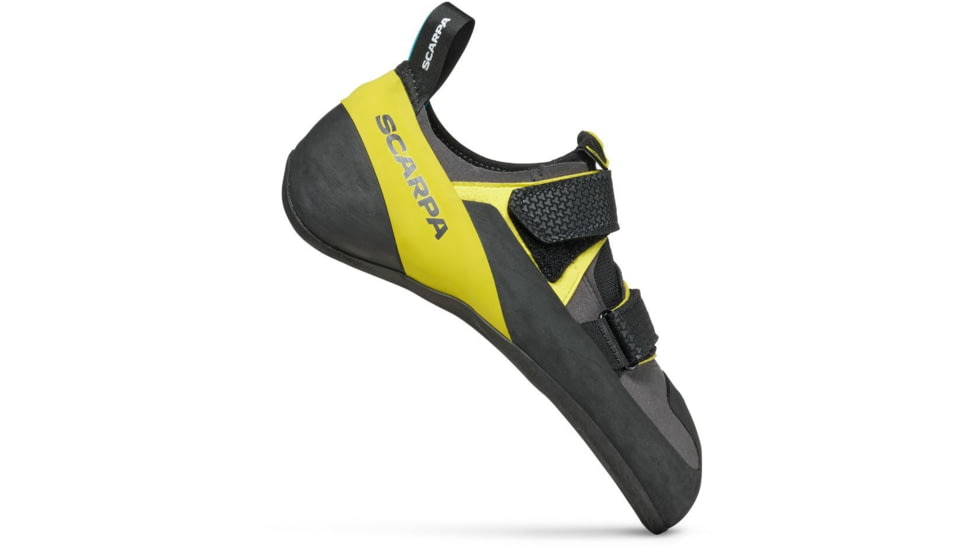 Scarpa Arpia V Climbing Shoes, Shark/Yellow, 44, 70084/000-SrkYel-44